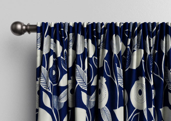 Nordic, Indigo - Made to Measure Curtains - Image 9